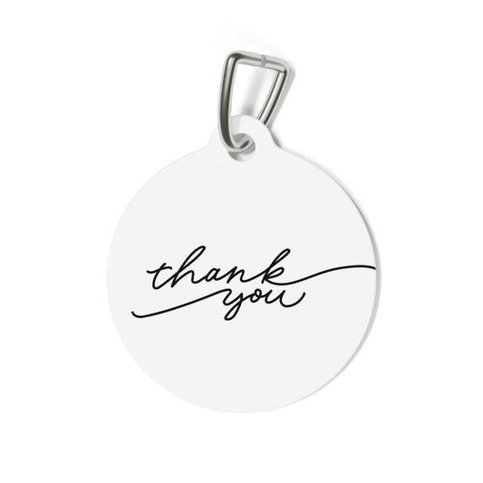 Pet ID Tag – Custom Name, Phone & Photo – Metal, Double-Sided