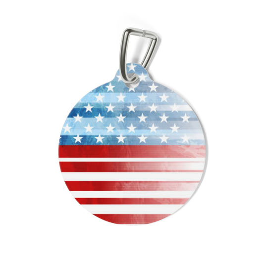 Pet ID Tag – Custom Name, Phone & Photo – USA